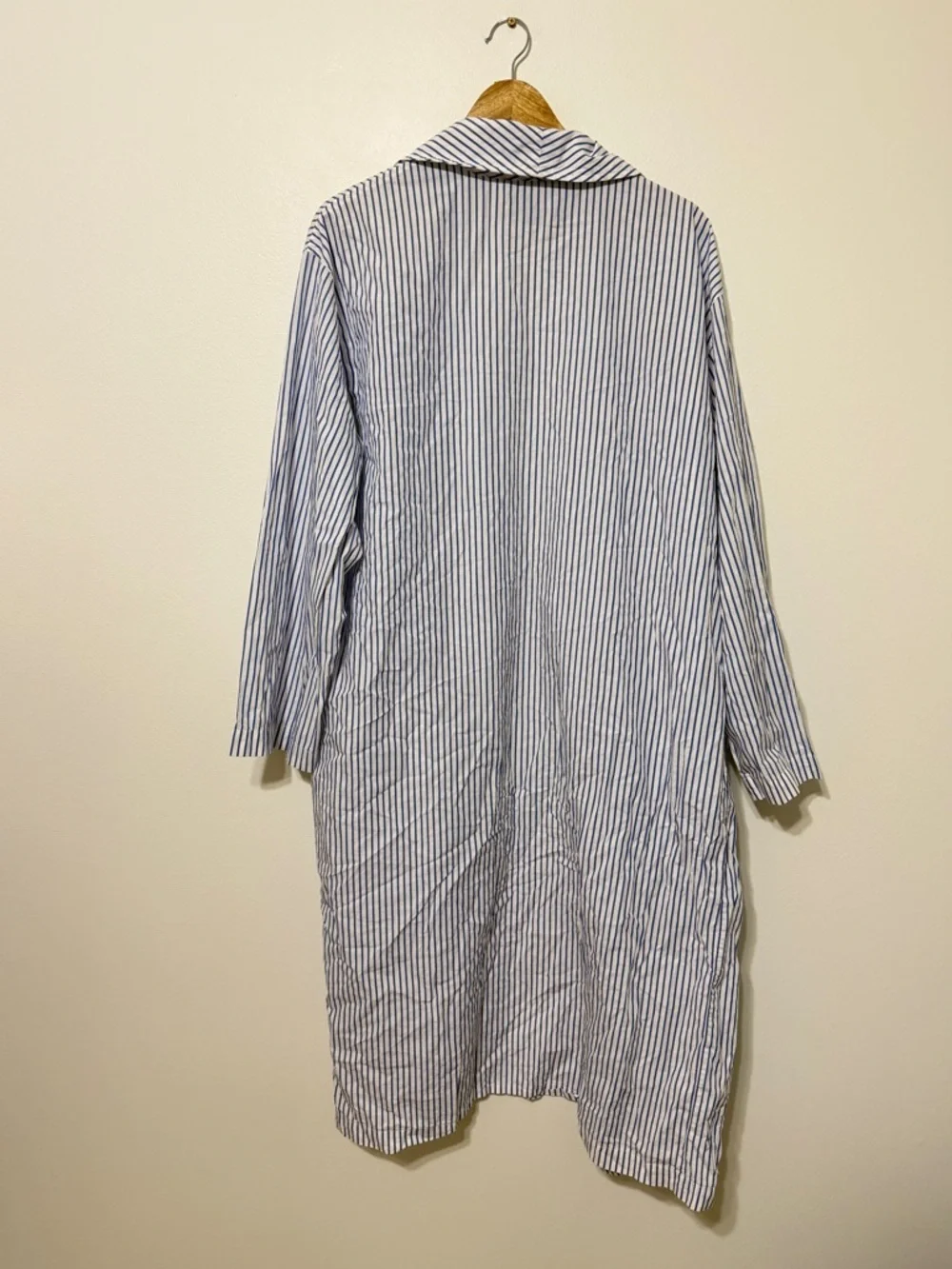 Polo Ralph Lauren Mens 100% Cotton Striped Lightweight Robe Pockets Size Medium
